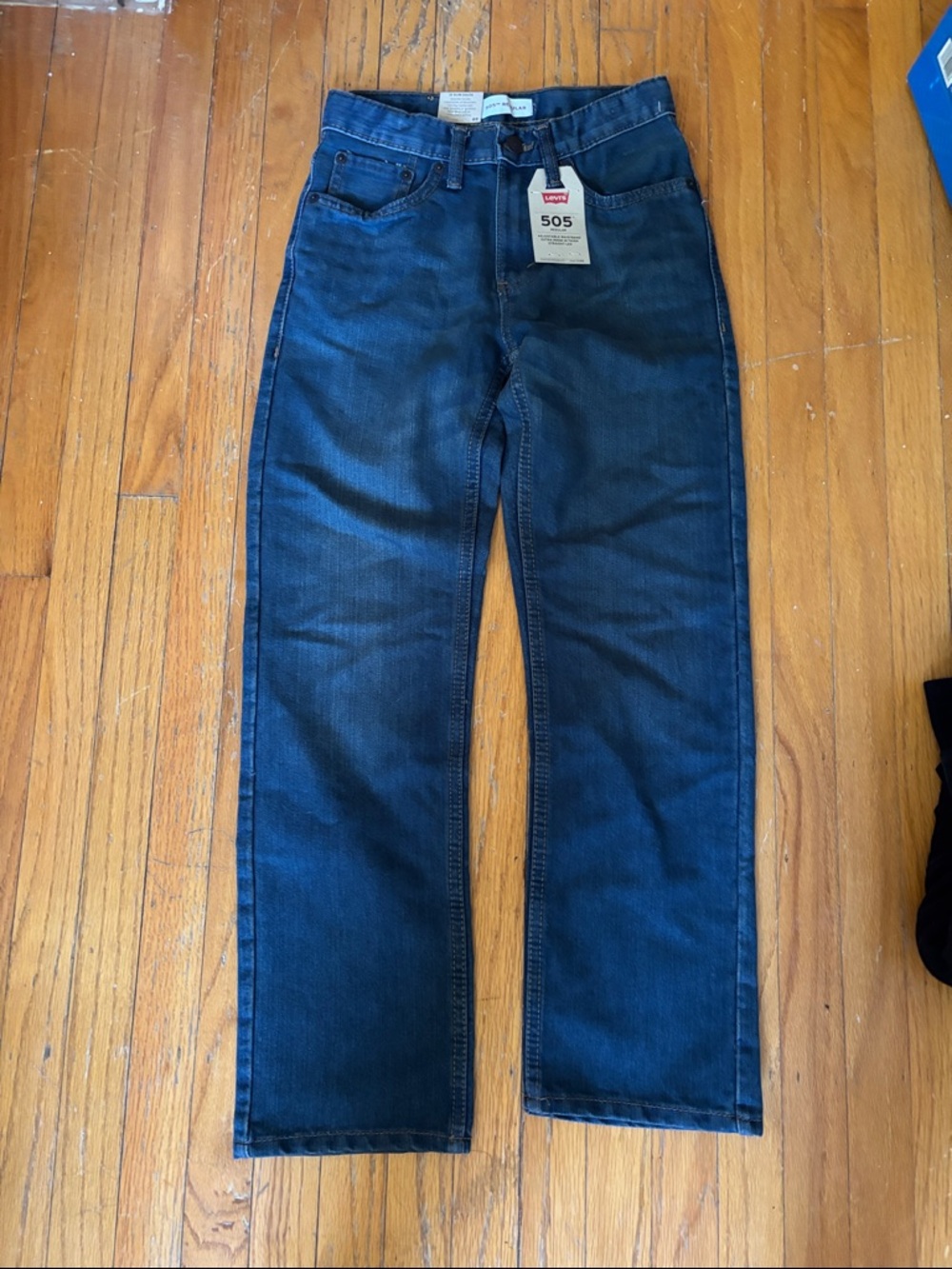 Levi's Kids Dark Blue Straight Leg Jeans